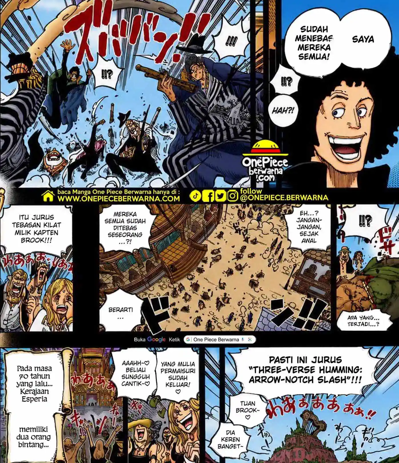 One Piece berwarna 1183 1184 1185 bahasa indonesia